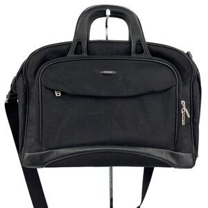 Tumi 2571D Black Nylon Computer Laptop Briefcase Shoulder Bag